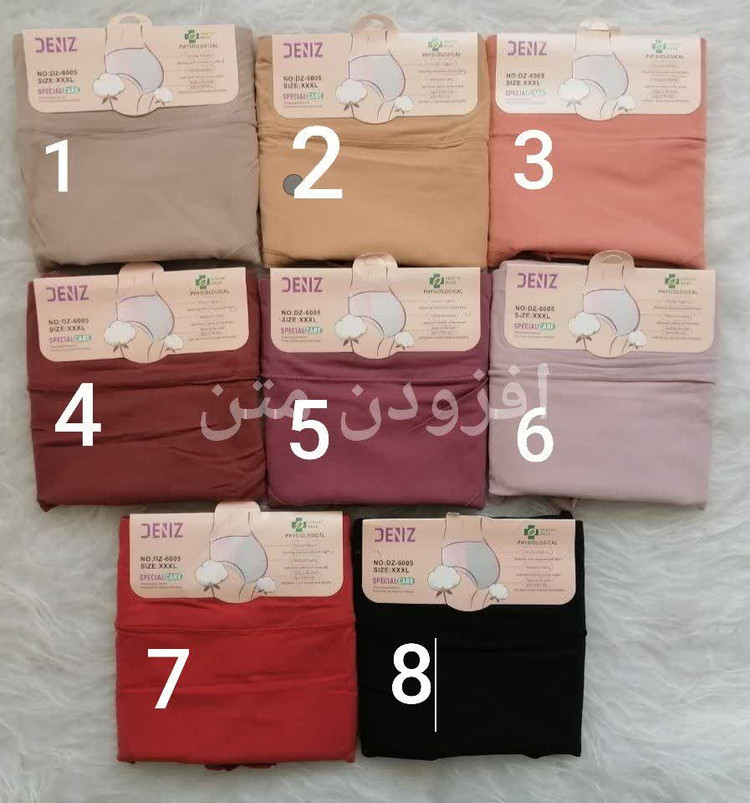 شورتکس سایز بزرگ مارک دنیز کمر گنی جنس نخ پنبه