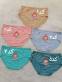 شورت عروسکی دخترک توت فرنگی تمام نخ با فاق دو لایه وارداتی